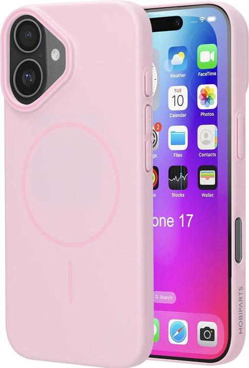 Actual product image Mobiparts Slim Line Case Apple iPhone 17 (MagSafe Compatible) Blush Pink (Apple iPhone 17)