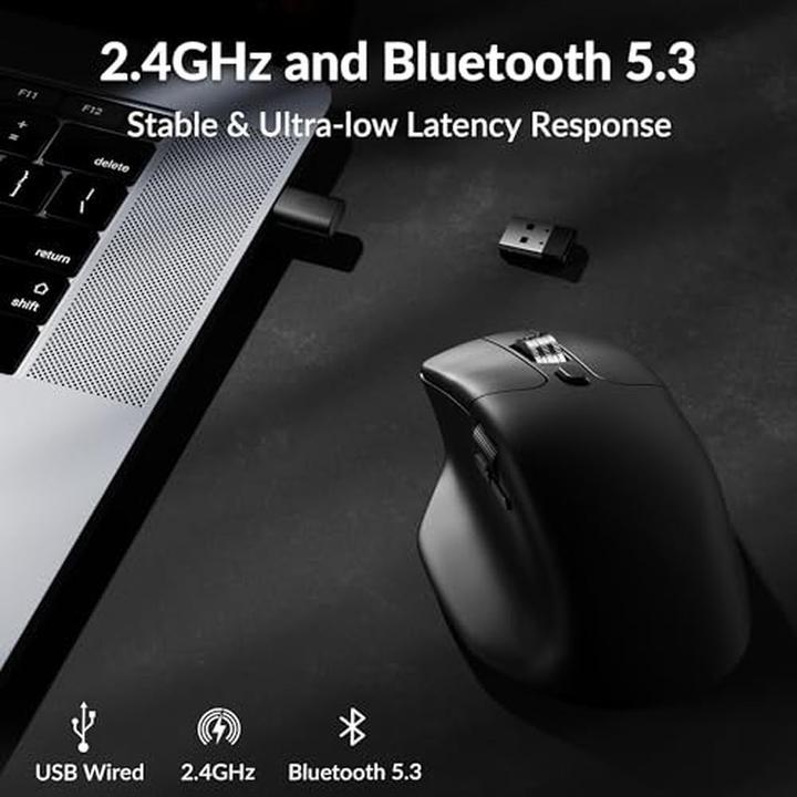 Produktbild Keychron M6 Leises Lichtloses Drahtloses Ergonomische Optische Maus