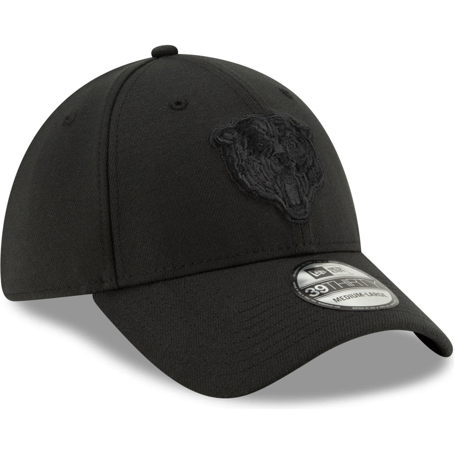 Thumbnail - New Era, Herren, Cap, 39Thirty Stretch Cap - NFL Chicago Bears - L/XL, Schwarz, (L)
