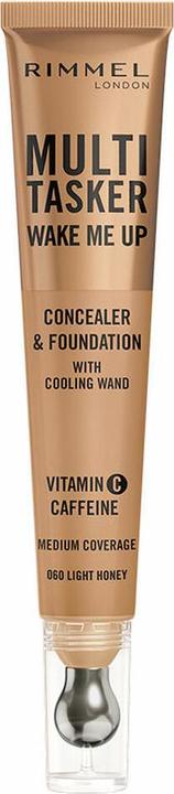 Produktbild Rimmel London Rimmel Multi-Tasker Wake Me Up Foundation & Concealer 20ml 060 Light Honey (060 Light Honey)