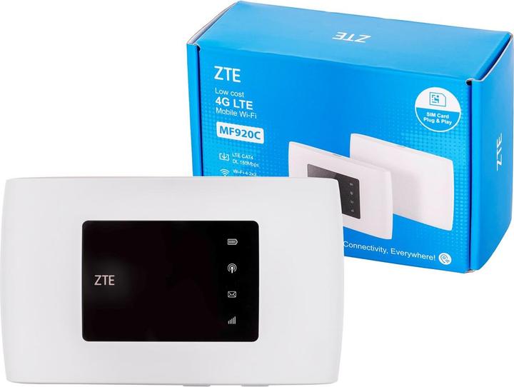 Produktbild ZTE MF920C Mobiles Netzwerkgerät Router für Mobilfunknetz