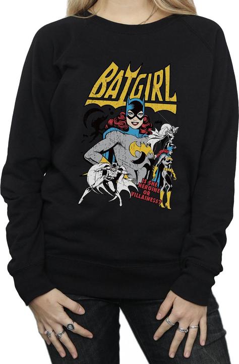Produktbild Heldin oder Schurkin Batgirl Sweatshirt aus Baumwolle (M)