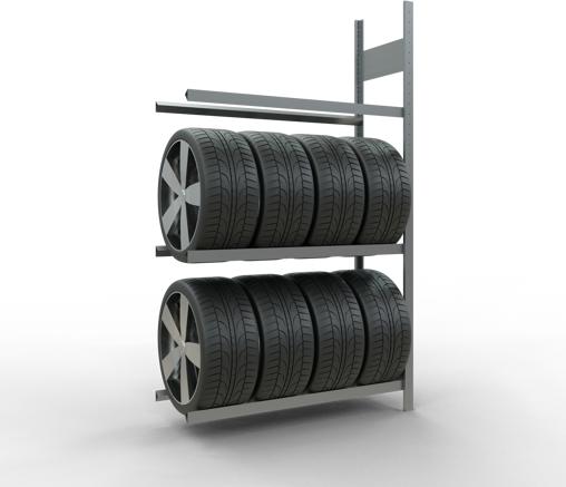 Produktbild Schulte Lagertechnik Räder-Anbauregal MULTIplus151