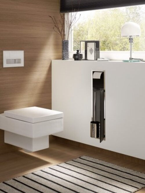 Produktbild Emco asis module 150 Gäste-WC-Modul-Unterputzmodell, Müllbeutelhalter, Papierhalter, Toilettenbür