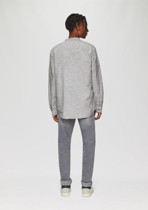 Immagine prodotto s.Oliver Hemd Regular Fit: Baumwollhemd mit Stehkragen (XS)