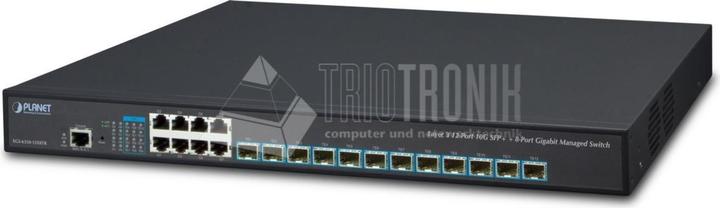 Immagine prodotto Planet XGS-6350-12X8TR Switch di rete gestito L3 Gigabit Ethernet (10/100/1000) 1U (20 Porti)