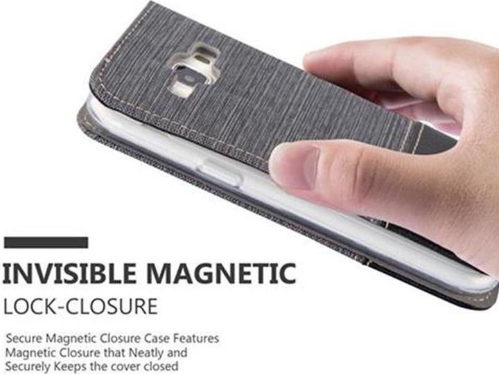 Produktbild Cadorabo Book Jeans Optik Cover (Samsung Galaxy J1)