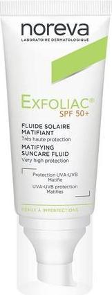 Produktbild Noreva Exfoliac Mat S L50+ (Sonnenlotion, SPF 50, 40 ml)