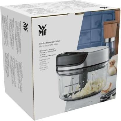 Image du produit WMF Multi-hachoir coupe-légumes manuel corde 650ml idéal oignons Gourmet (650 ml)