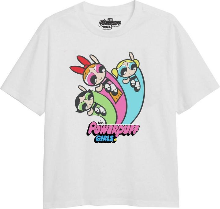 Productafbeelding The Powerpuff Girls Meisjes Regenboog Stralen T-Shirt (140)