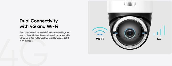 Image du produit eufy 4G LTE Cam S330 Caméra de surveillance 4K (3840 x 2160 pixels)