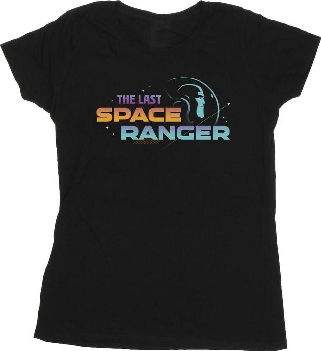 Actual product image Disney Womens/Ladies Lightyear Last Space Ranger Text Cotton T-Shirt (S)