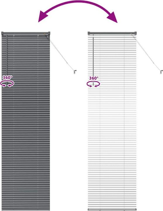 Produktbild vidaXL Balkenjalousien (220 x 55 cm)