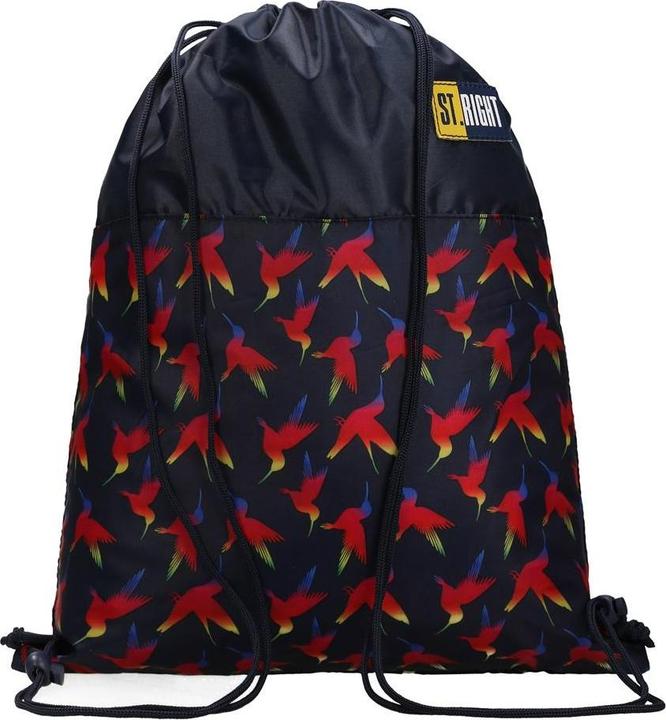 St. Majewski Schuhtasche „Rainbow Birds“.