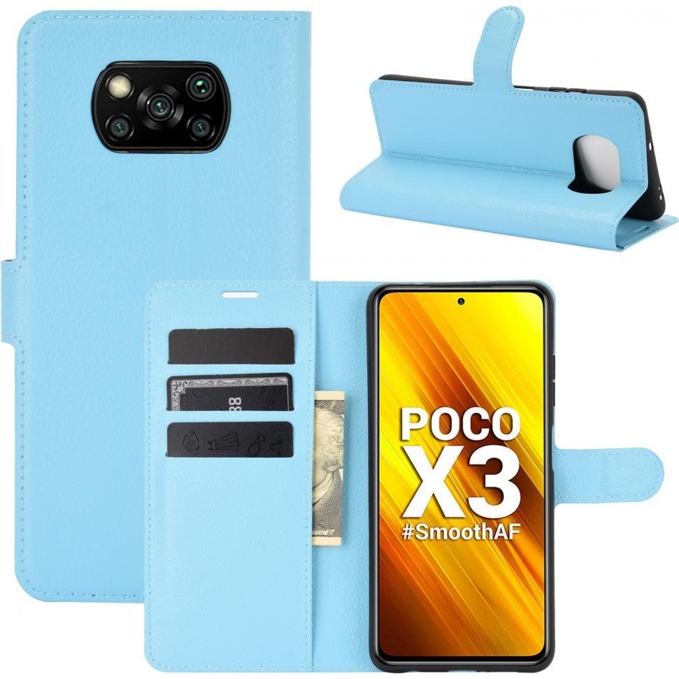 Thumbnail - Screenguard Xiaomi Poco X3 Pro Leather Guard Lederhülle (Xiaomi Poco X3 Pro), Smartphone Hülle, Blau