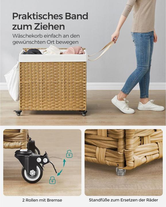 Image du produit Songmics Panier à linge (160 l)