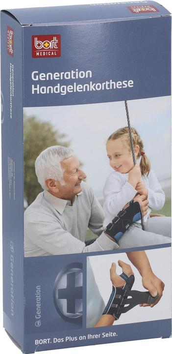 Produktbild Bort Medical Generation Handgelenkbandage M links blau (M)