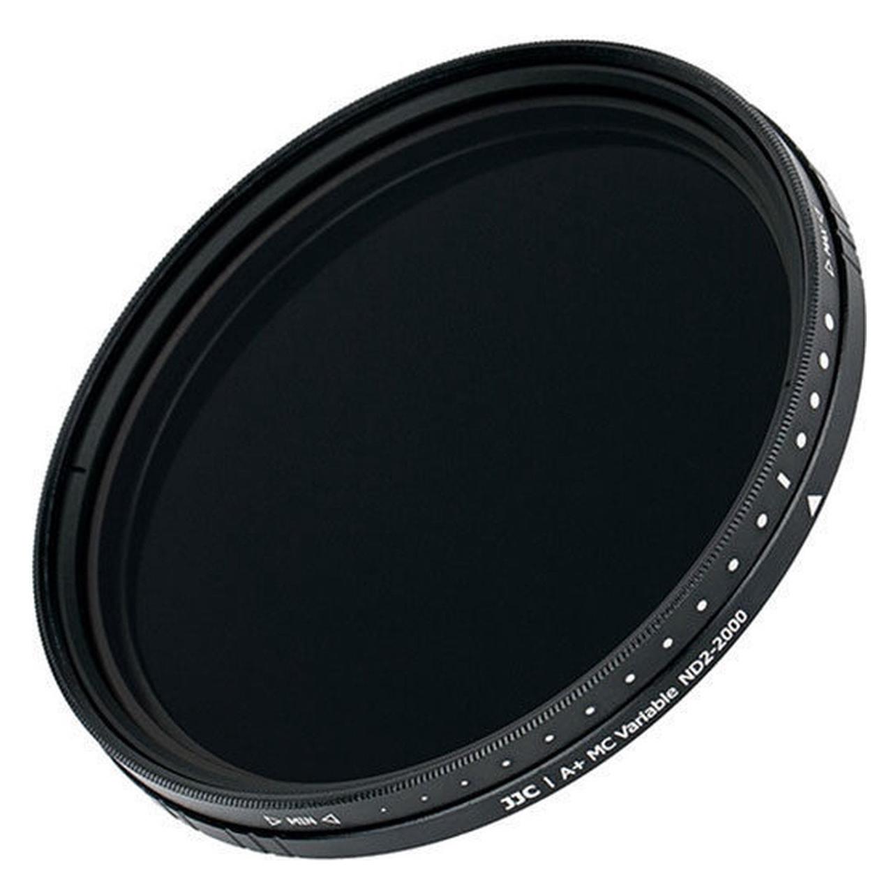 Jjc 49mm ND2 ND2000 Variabel Neutraal Dichtheidsfilter (49 mm, Nd / Grijsfilter), Lensfilter, Grijs
