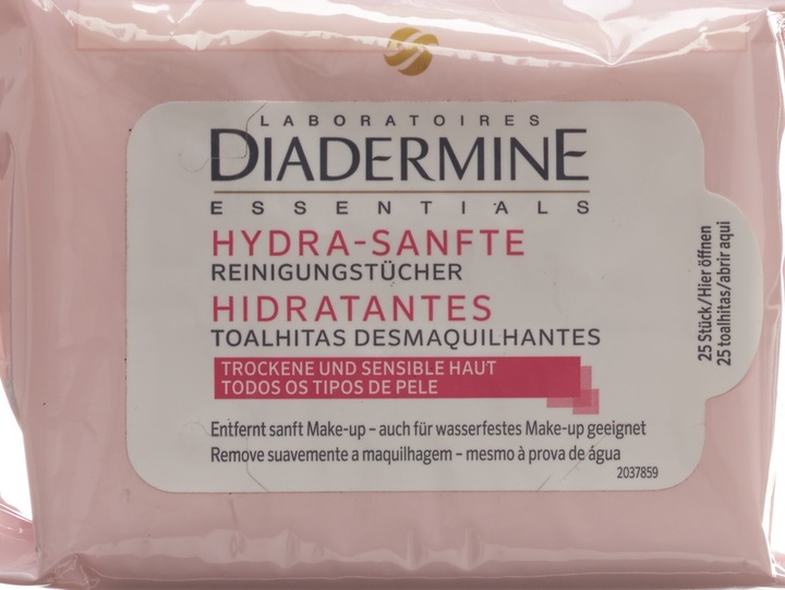 Image du produit Diadermine Lingettes nettoyantes Hydra-Sanft (Chiffons de nettoyage)
