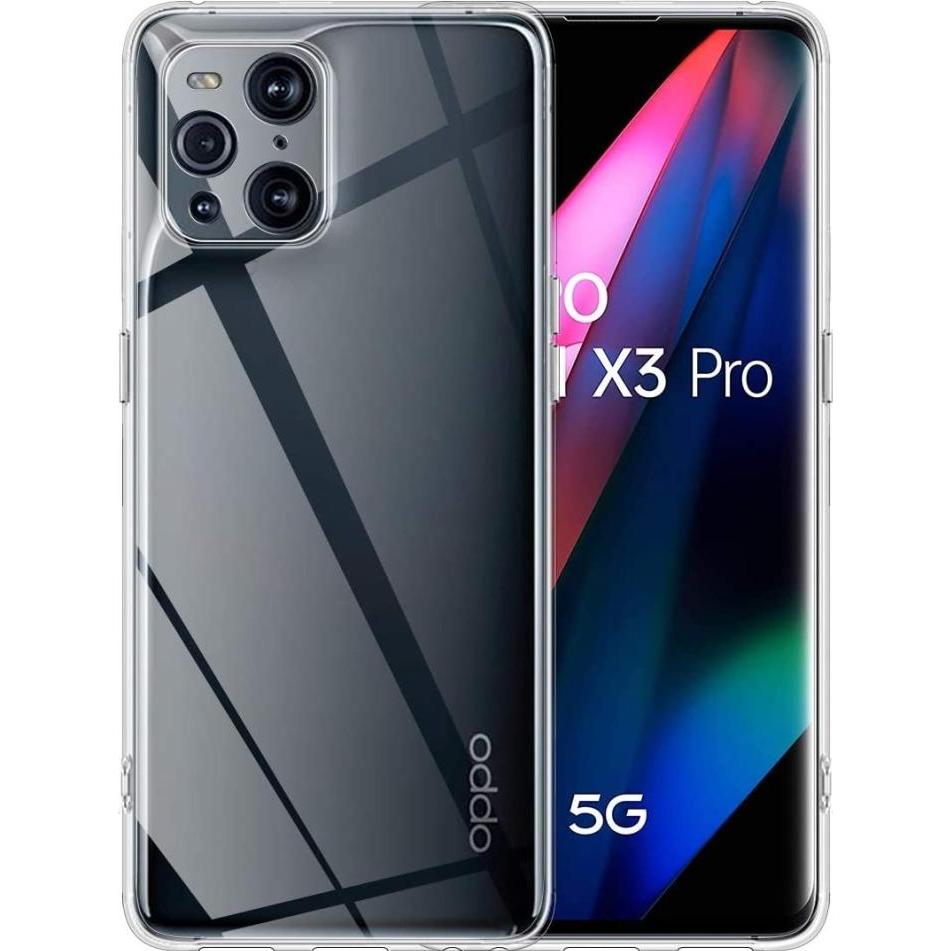 Screenguard Oppo Find X3 Pro Flexible TPU Clear Case (Oppo Find X3 Pro), Smartphone Hülle, Transparent