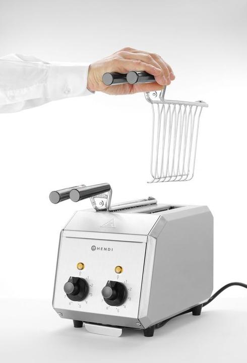 Actual product image Hendi Sandwich Toaster Stainless Steel 2-Piece 230V 12