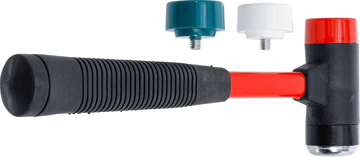 Actual product image BGS Hammer Set with Interchangeable Heads Fibreglas Shaft Ø 38 mm (524 g)