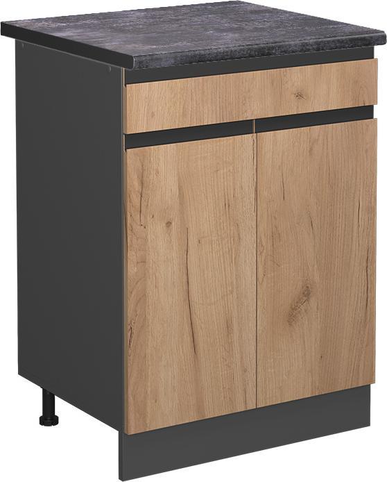 Anthrazit, Goldkraft Eiche