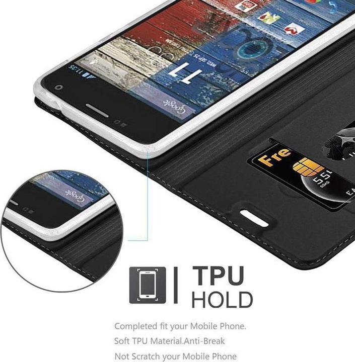 Produktbild Cadorabo Book Classy Style Cover (Motorola Moto G2 (2nd Gen))