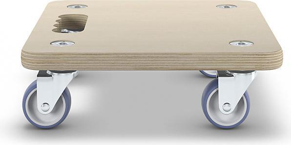 Image du produit kaiserkraft Rouleau de transport en plaque multiplex (200 kg)