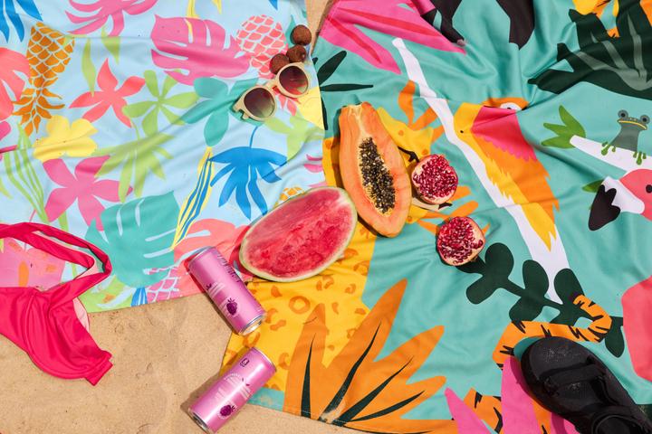 Actual product image Dock & Bay Beach Towel XL Wild Things 200x90cm (200 x 90 cm)