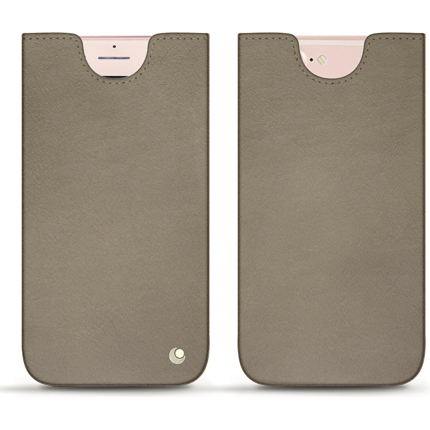 Noreve Lederschutzhülle (Apple iPhone 7 Plus), Smartphone Hülle, Beige