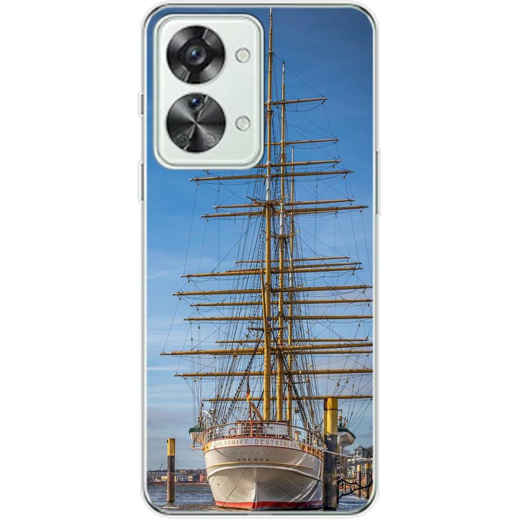 König Design Hülle Handy Schutz für OnePlus Nord 2T Case Cover Tasche Bumper Etuis TPU Neu (OnePlus Nord 2T), Smartphone...