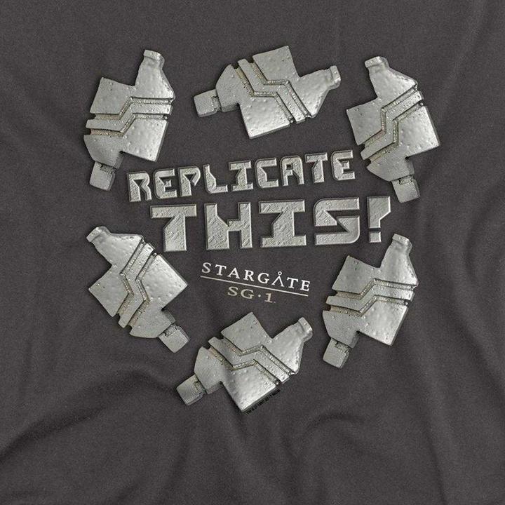 Produktbild Stargate SG-1 Replicate This TShirt Langärmlig (M)