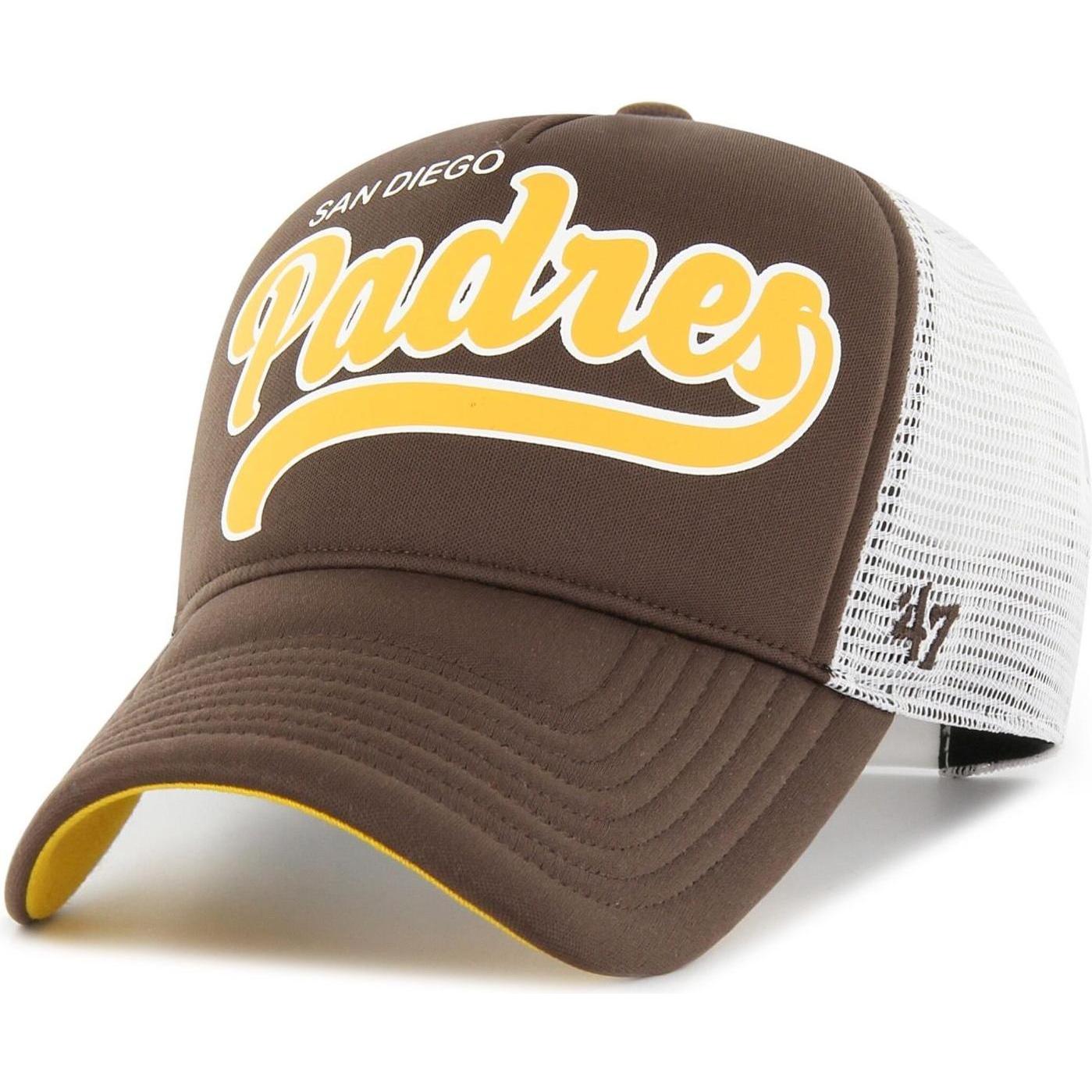 47 Brand, Herren, Cap, Trucker Foam Script San Diego Padres, Braun