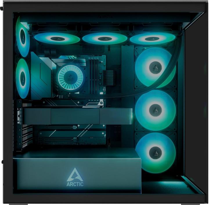 Produktbild Arctic Cooling PC-Gehäuse ACPCC00015A Black Tinted, Unterstützte (ATX)