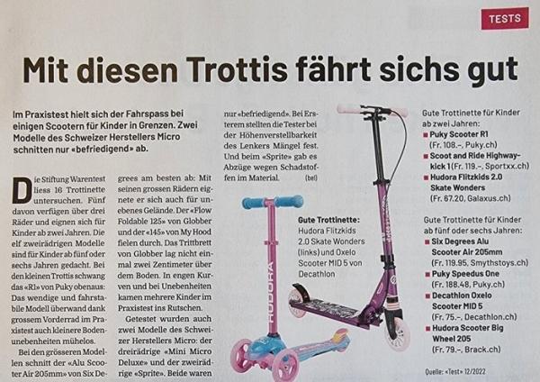 Productafbeelding Hudora Flitzkids Step Skate Wonders
