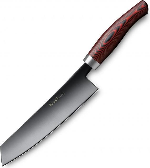 Mattschwarze DLC-Beschichtung, Rot-schwarzes Micarta