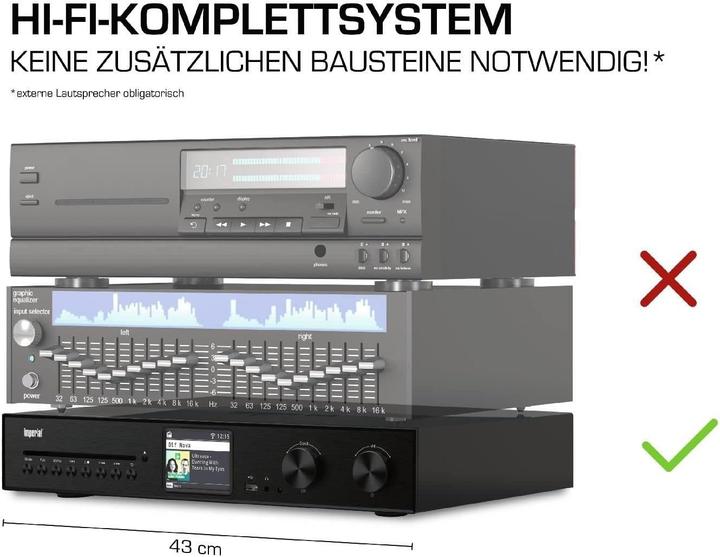 Actual product image Imperial Dabman i560 CD (Web radio, DAB+, FM, Bluetooth, Wi-Fi)