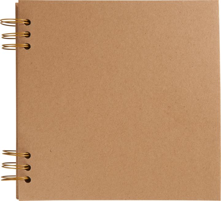 Immagine prodotto VBS Album con raccoglitore ad anelli, 20x20 cm, pagine in carta kraft