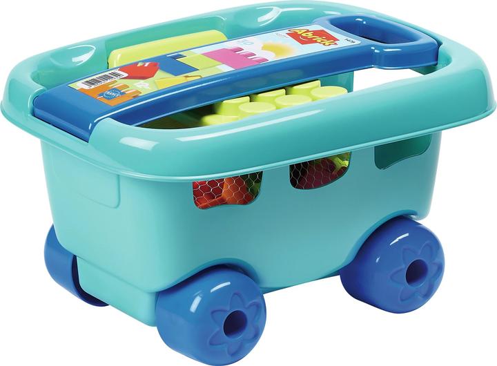 Actual product image Ecoiffier Abrick building blocks in storage trolley, 30 pcs.