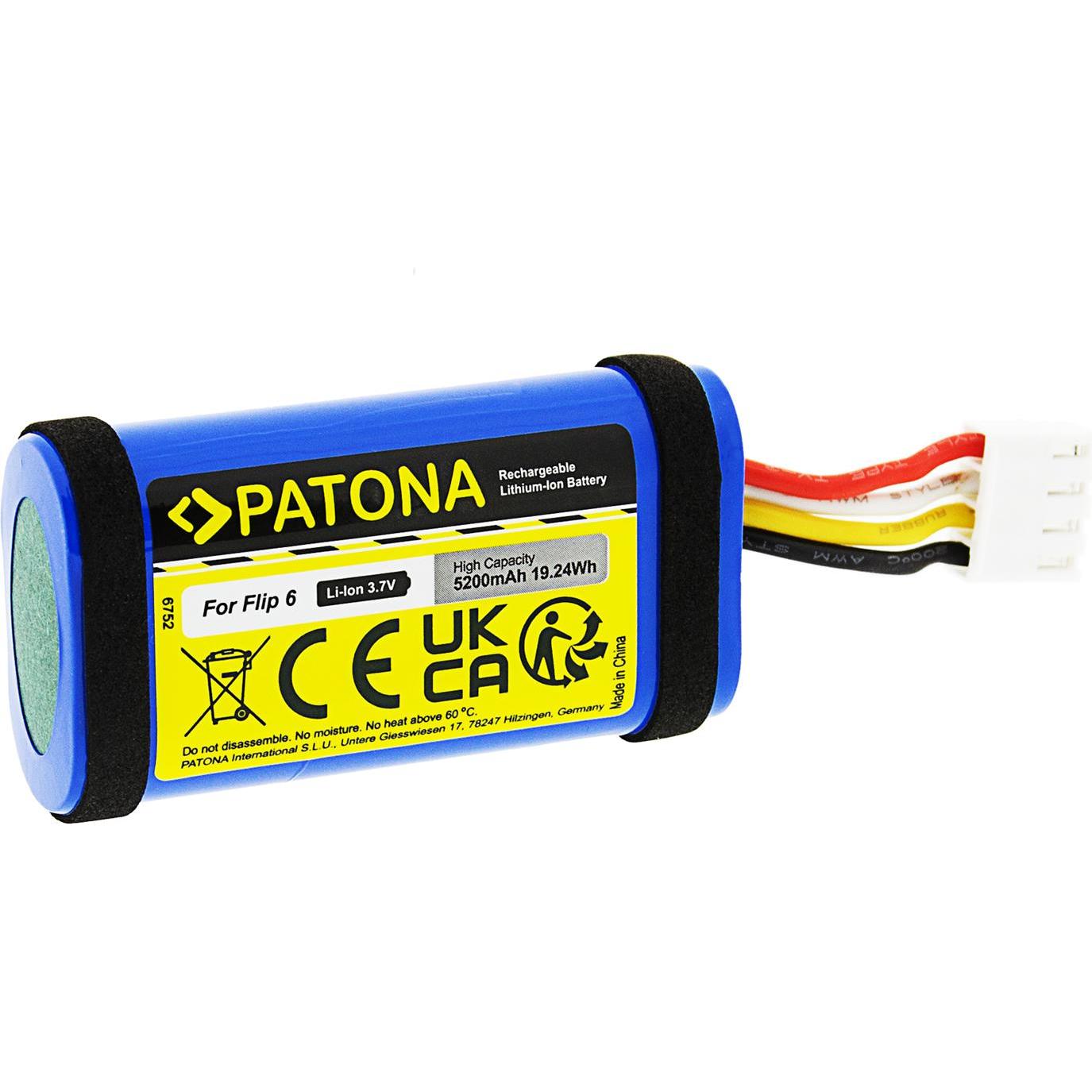 Patona Batteria JBL Flip 6 (Ricambio audio), Accessori audio