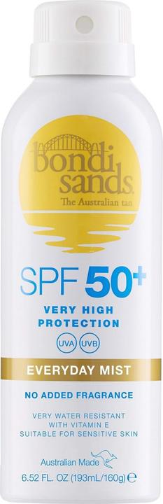 Bondi Sands - SPF 50 Everyday Aerosol Mist Spray - 160 ml (Sun spray, SPF 50, 160 ml)