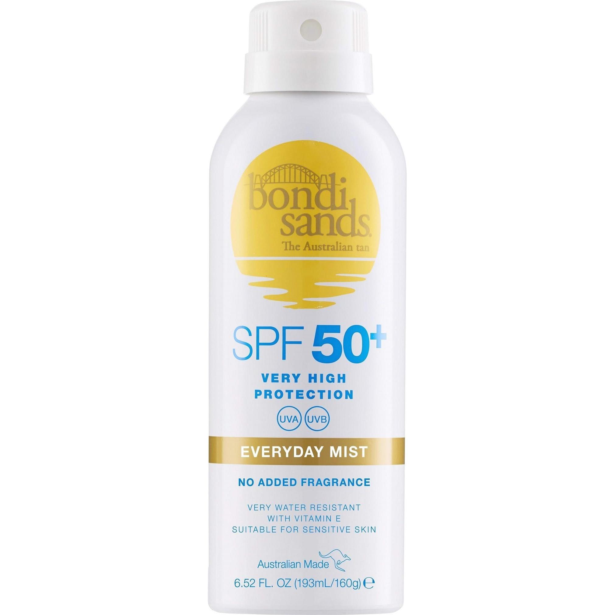 Bondi Sands, Sonnencreme, - SPF 50 Everyday Aerosol Mist Spray - 160 ml (Sonnencreme, Sonnenspray, SPF 50+, 160 ml)
