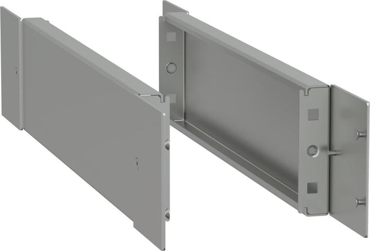 Actual product image Schneider Electric Spacial -side plinth - H100 D600 stainle