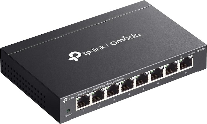 Productafbeelding TP-Link ES208G Omada 8-Port Gigabit Easy Managed Switch (8 Havens)