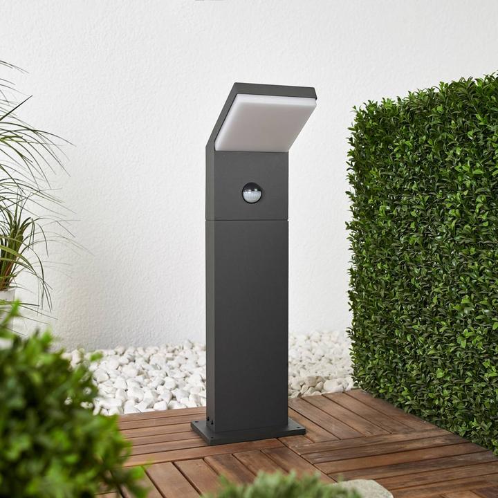 Produktbild Arcchio Yolena LED Garten Leuchte m/sensor Dunkel Grau (1800 lm, IP54)
