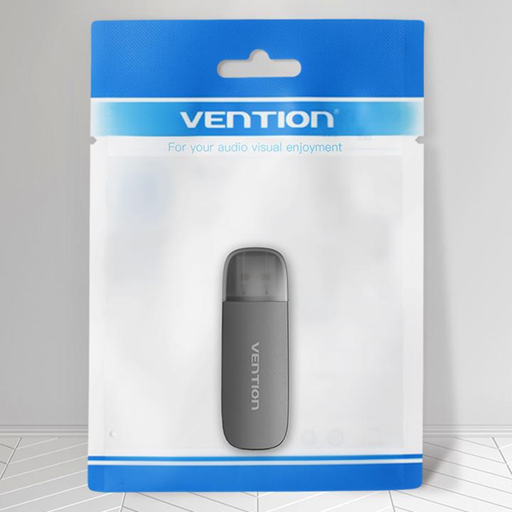 Actual product image Vention 2-in-1 USB 2.0 A (SD TF) Memory Card Reader CLEB0 (black) (USB 2.0)