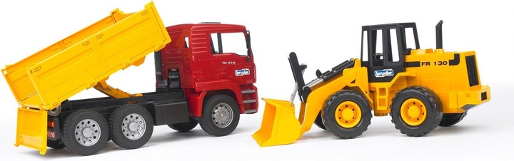 Immagine prodotto Bruder Dumper uomo con pala gommata articolata
