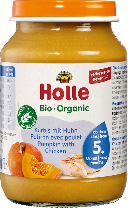 Holle Zucca con pollo (190 g)