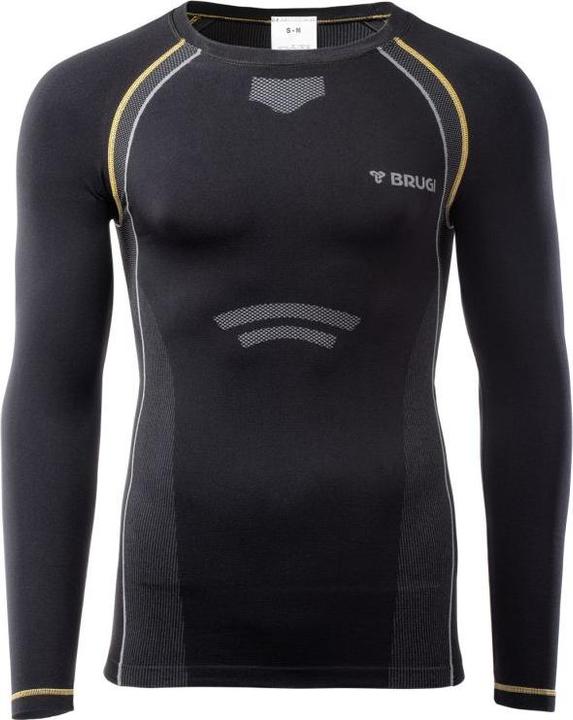 Actual product image Brugi Thermoactive Underwear Men's Sweatshirt 4RC3 Black Size S (S, M)